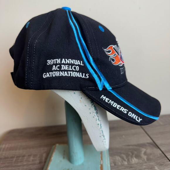 NHRA Baseball Hat Cap Mens OSFA Black Embroidered 2008 Racing Auto Streetwear - Picture 3 of 7